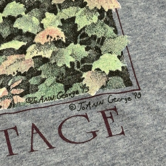 Vintage JoAnn George Wolf Art T-Shirt Alaska‎ Heritage Size XL USA Single Stitch - Picture 3 of 10